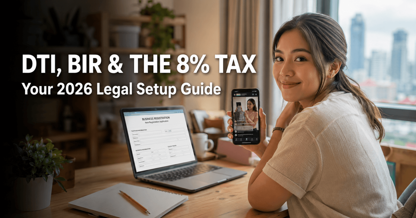 DTI, BIR & the 8% Tax: The Legal Setup Every PH Live Seller Needs in 2026