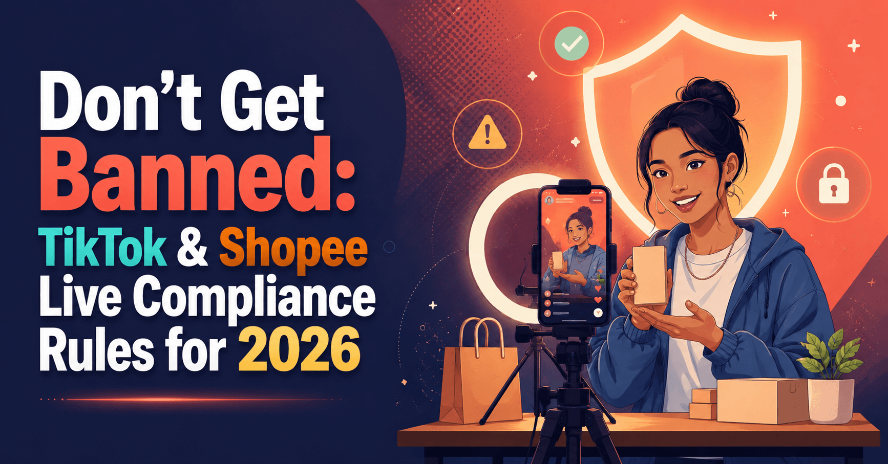 Don't Get Banned: TikTok & Shopee Live Compliance Rules for 2026